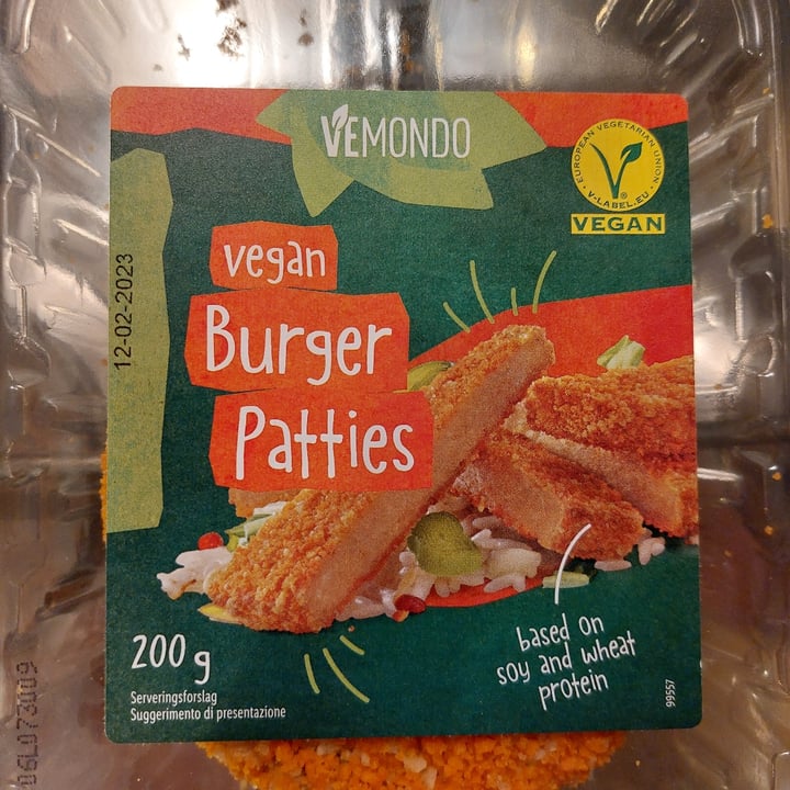 photo of Vemondo Vegan Burger Patties shared by @margoce on  28 Jan 2023 - review