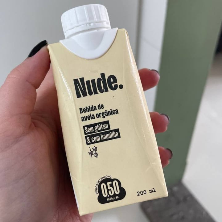 photo of Nude Bebida de Aveia Orgânica sem glúten & com baunilha shared by @mariaelisagobetti on  04 Jan 2023 - review