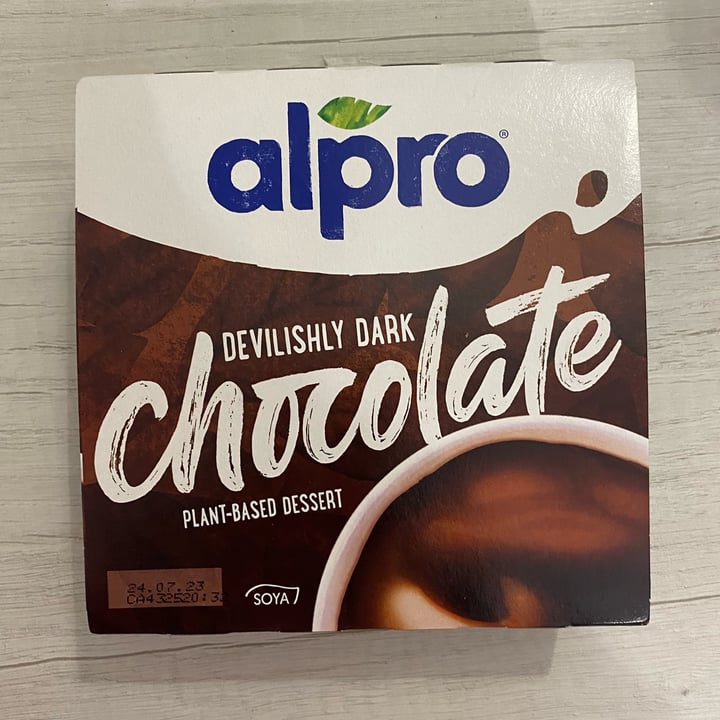 photo of Alpro Chocolate plant based dessert shared by @sailorcecia on  15 Jan 2023 - review