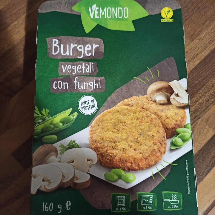 photo of Vemondo Burger Vegetali con Funghi shared by @ste83 on  15 Apr 2023 - review