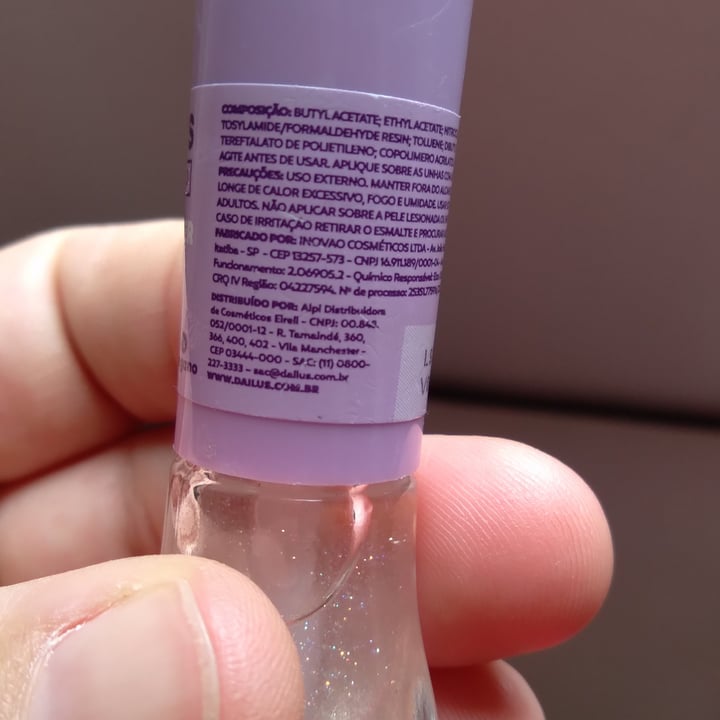 photo of Dailus Top Coat Era Glitter Que Me Faltava shared by @laarads on  14 Feb 2023 - review