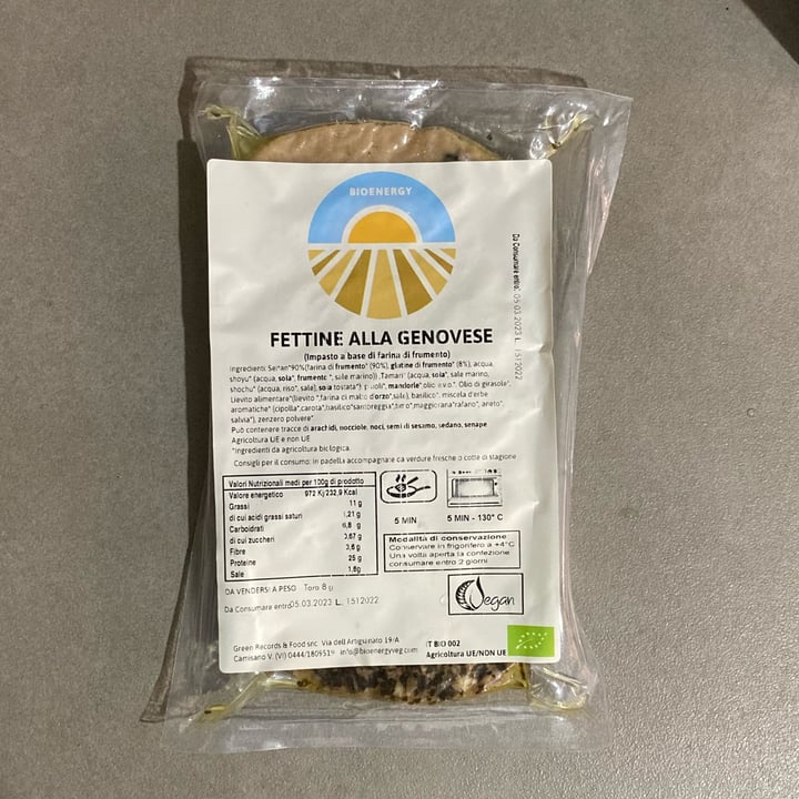 photo of bioenergy Fettine alla genovese shared by @simonescampoli on  05 Mar 2023 - review