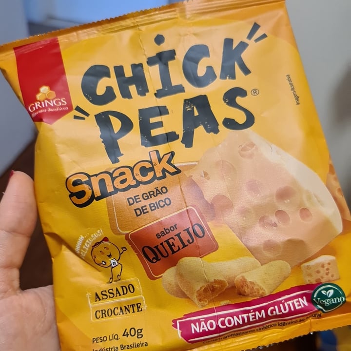 photo of Grings Chickpeas: Snack de Grão-de-bico - Sabor Queijo shared by @vivianmaximo on  06 Mar 2023 - review