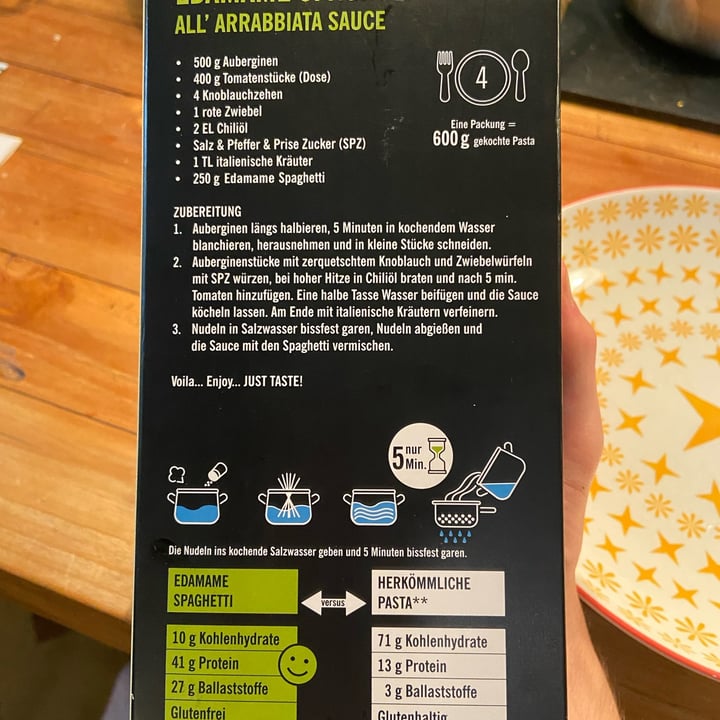 photo of Just taste Edamame Spagetti shared by @conhambrelias on  26 Jul 2023 - review