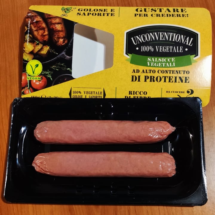 photo of Unconventional Salsicce Vegetali - Sausages shared by @gattacicova on  16 Feb 2023 - review