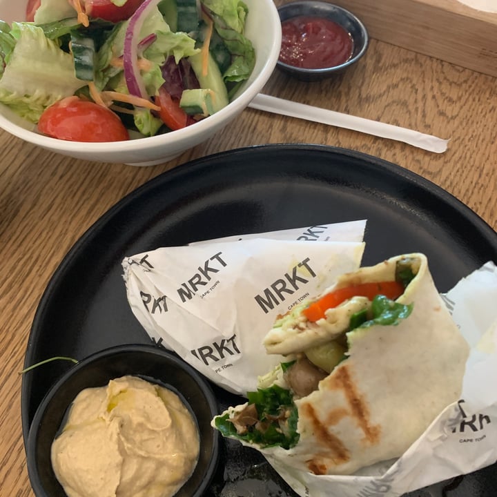photo of MRKT Cape Town Veggie Wrap shared by @drdodd on  29 May 2023 - review