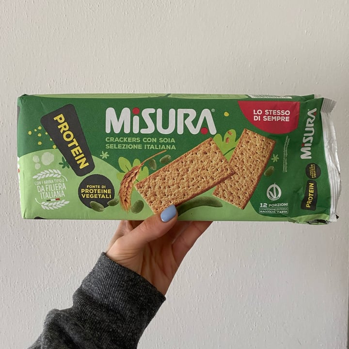 photo of Misura Crackers con Soia Selezione Italiana - Natura Ricca shared by @angievegetableslover on  15 May 2023 - review
