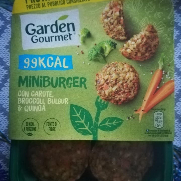 photo of Garden Gourmet Miniburger con Carote, Broccoli, Bulgur e Quinoa shared by @grilla on  09 Jun 2023 - review