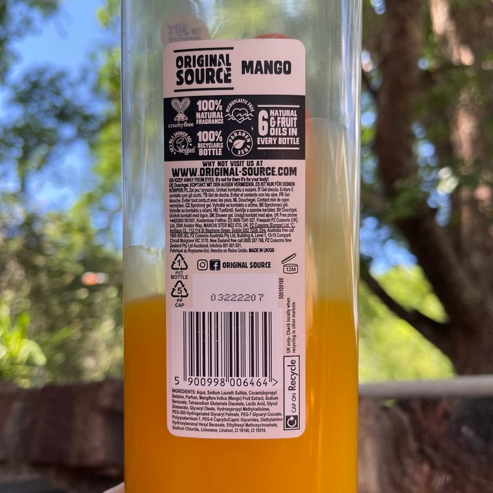 photo of Original Source  Juicy Mango Shower Gel shared by @jeanne-marie on  14 Aug 2023 - review