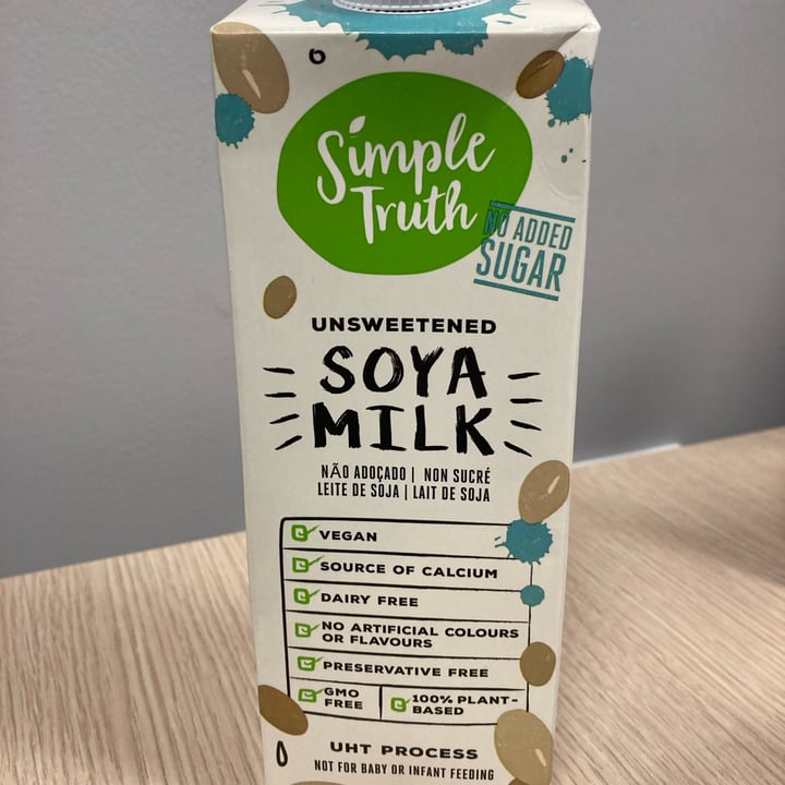 photo of Simple Truth Soy Milk Unsweetened shared by @ctfloof on  16 May 2023 - review