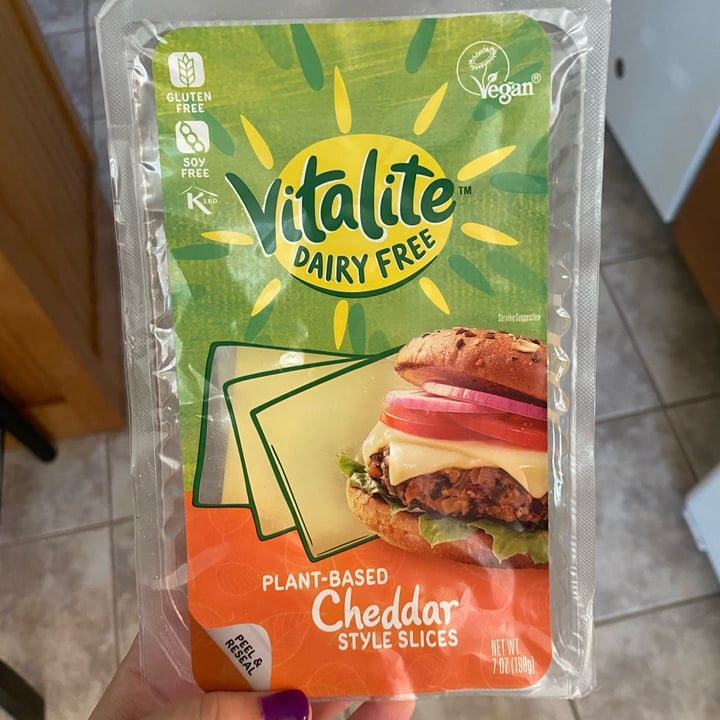 photo of Vitalite Dairy Free Cheddar Slices shared by @daniellebruesch on  26 Mar 2023 - review