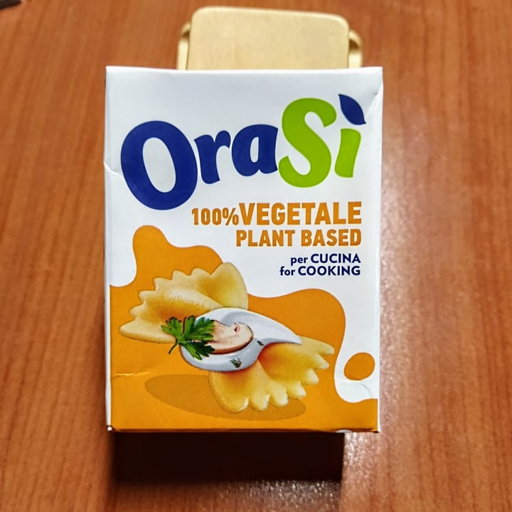 photo of OraSí 100% vegetale Crema per cucina shared by @lidiaaguilar on  26 Jul 2023 - review