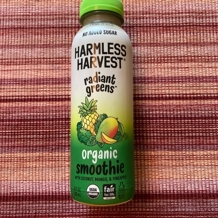 photo of Harmless Harvest Radiant Greens Organic Smoothie shared by @daisy20 on  02 Jul 2023 - review