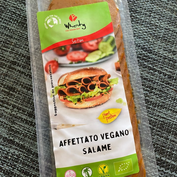 photo of Wheaty Affettato Vegano Salame  shared by @veganfamilyinviaggio on  17 Jan 2023 - review