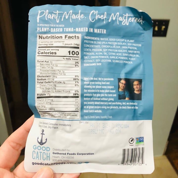 photo of Good Catch Plant Based Tuna shared by @nrippe1 on  01 Mar 2023 - review