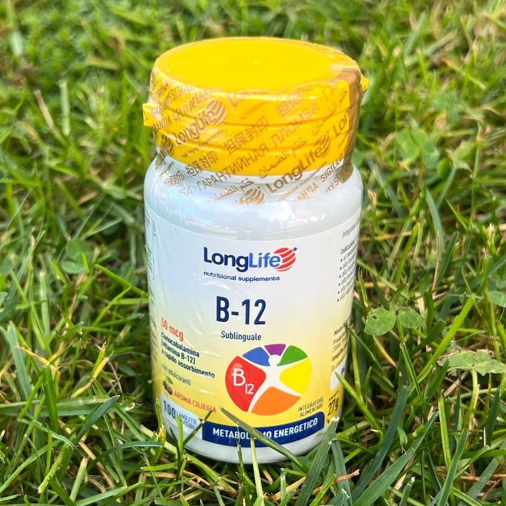 photo of Longlife B-12 50 mcg shared by @alessiofontana on  23 Jun 2023 - review