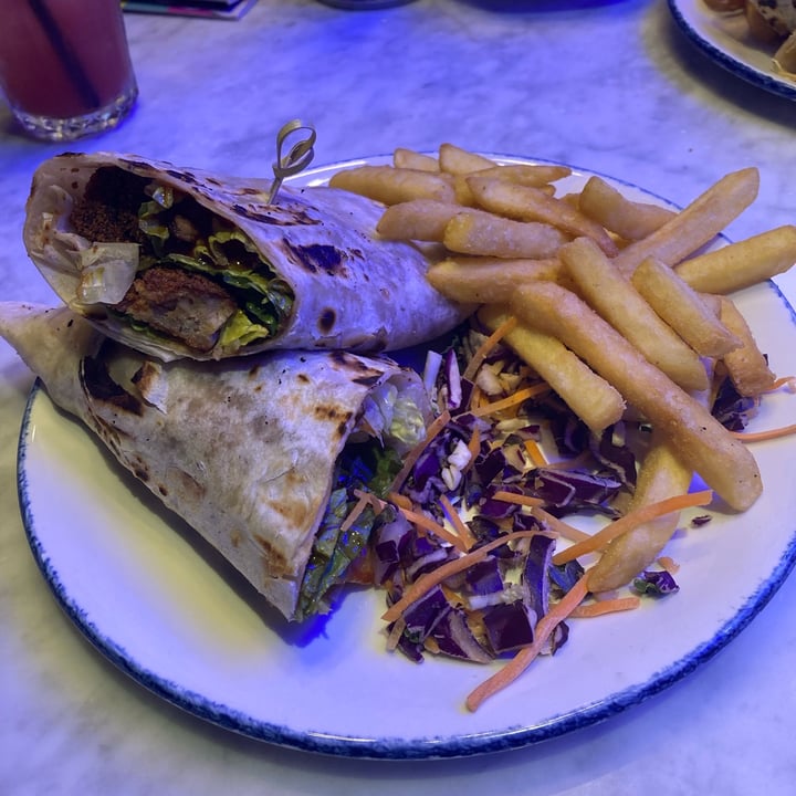 photo of Revolution Leeds - Electric Press Plant Based Crispy Fried Chicken Wrap shared by @meganemilia on  10 Jan 2023 - review