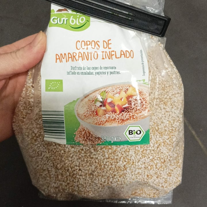 photo of GutBio Copos amaranto inflado shared by @lauveglau on  27 Feb 2023 - review
