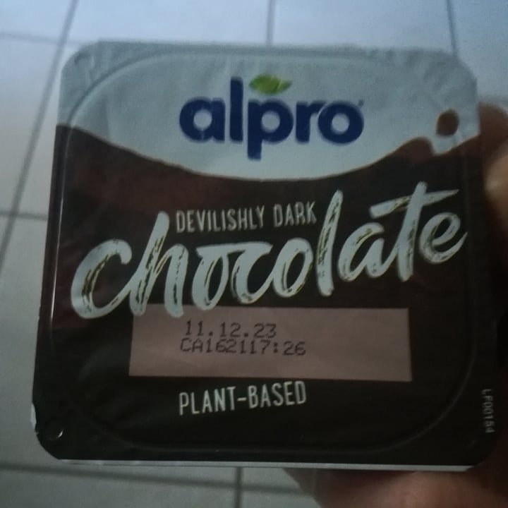 photo of Alpro Devilish Dark Chocolate Dessert shared by @grilla on  02 Jul 2023 - review