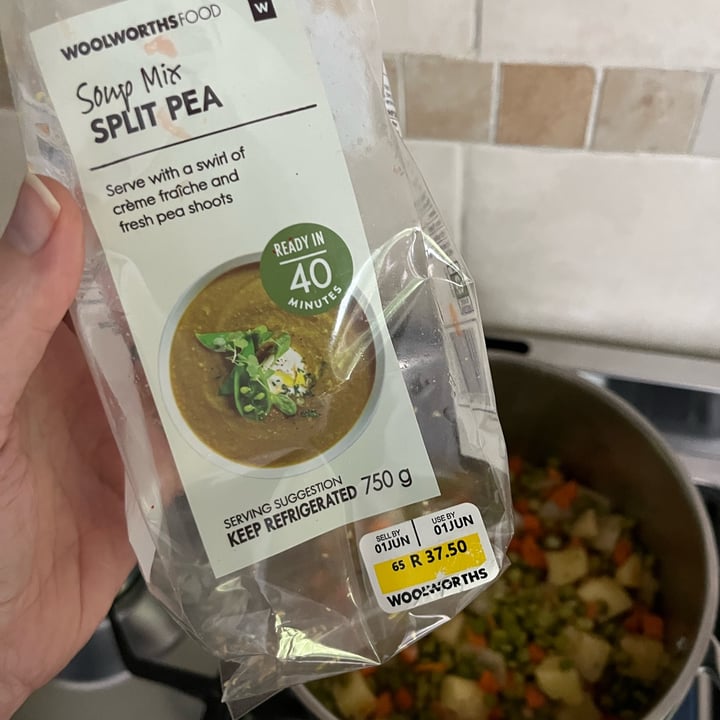 photo of Woolworths Food Split pea soup mix shared by @melcalothi on  31 May 2023 - review