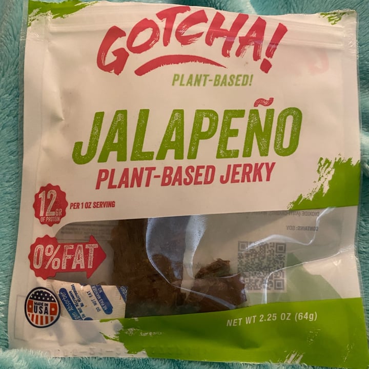 photo of Gotcha! jalapeño plant-based jerky shared by @alburt on  09 Jan 2023 - review