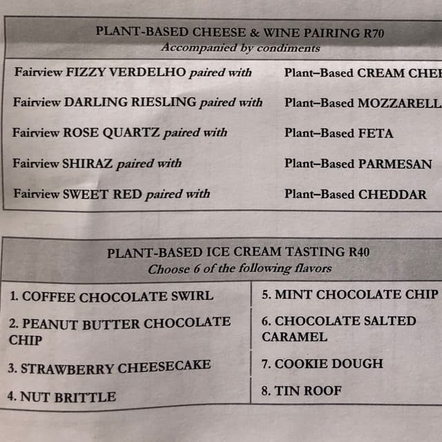 Photo of the dish “Plant-Based Ice Cream Tasting”