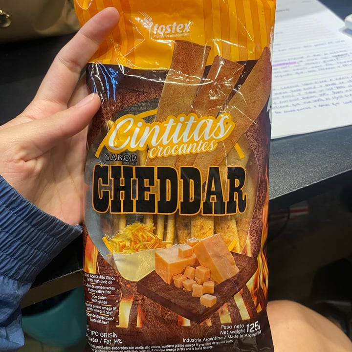 photo of Tostex Cintitas sabor cheddar shared by @bbelen on  28 Feb 2023 - review