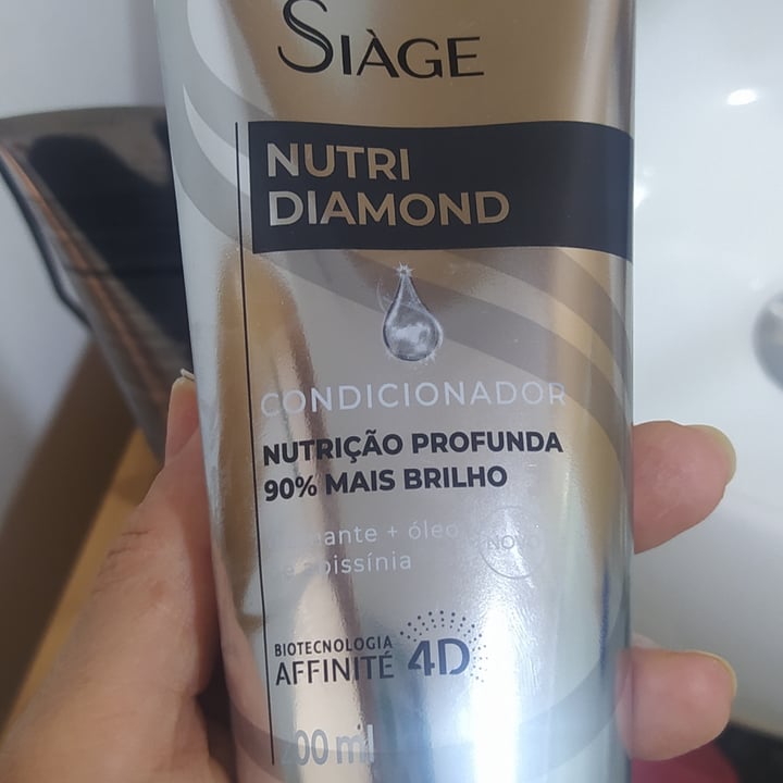 photo of Eudora Condicionador Siage Nutri Diamond shared by @sssamanta on  13 Apr 2023 - review