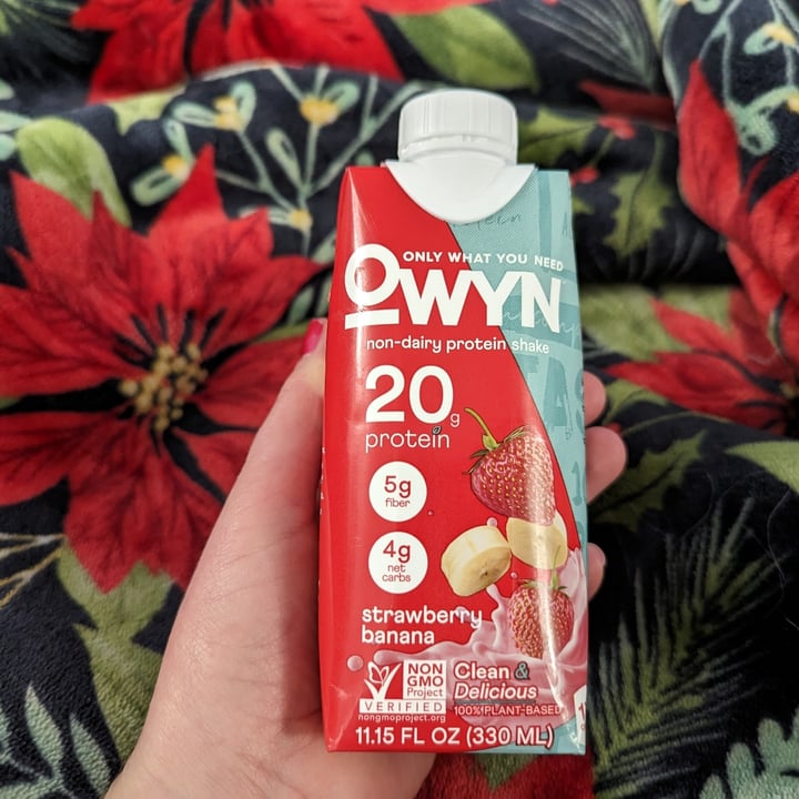 photo of OWYN Owyn Strawberry banana Plant Based Drink shared by @tina360 on  09 Jan 2023 - review