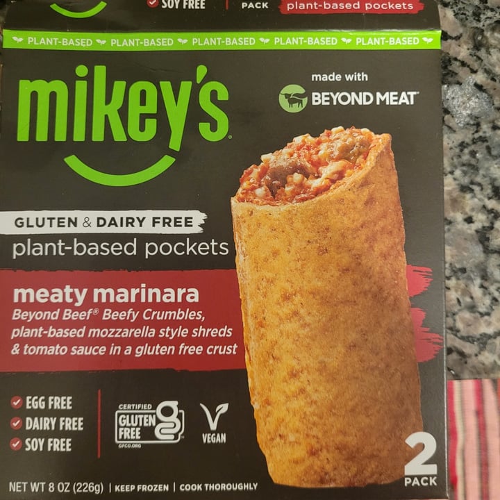 photo of Mikey’s Meaty Marinara Plant-Based Pockets shared by @lissraber on  09 Feb 2023 - review