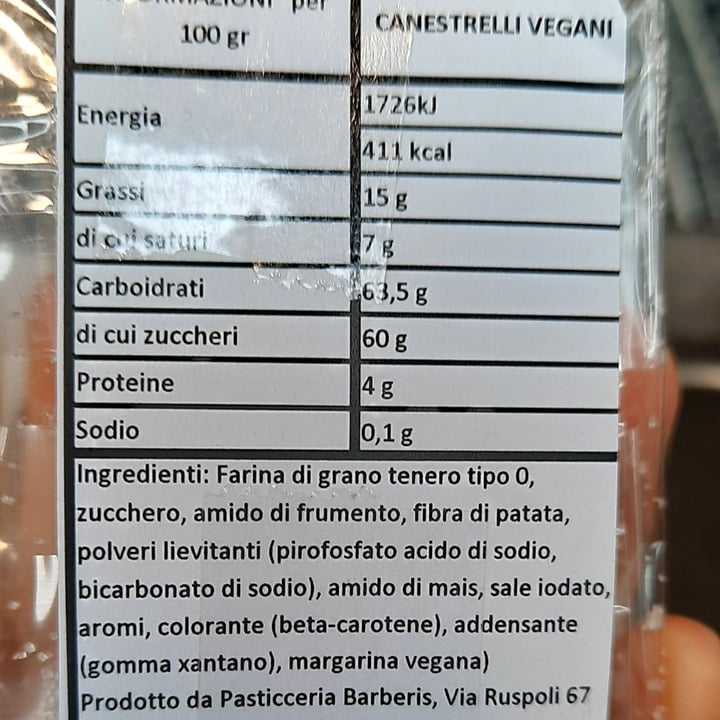 photo of Bar Colombo Barberis Srl canestrelli vegani shared by @doina on  10 Apr 2023 - review