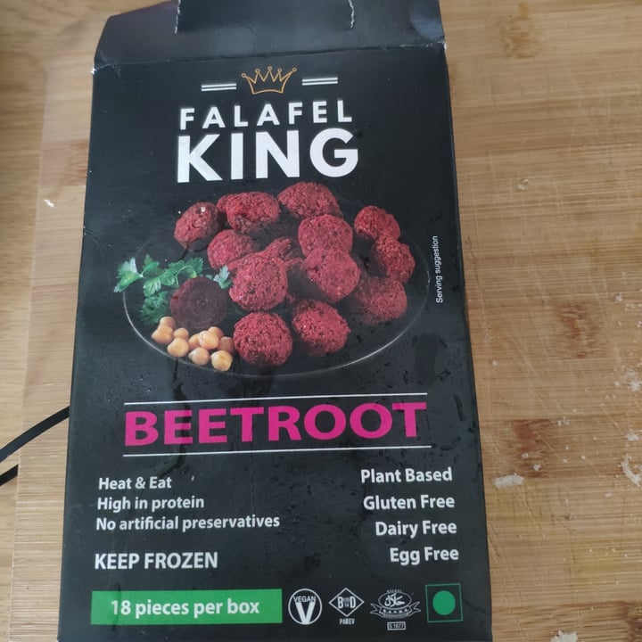 photo of Falafel King Beetroot Falafel shared by @fitnish on  11 Feb 2023 - review
