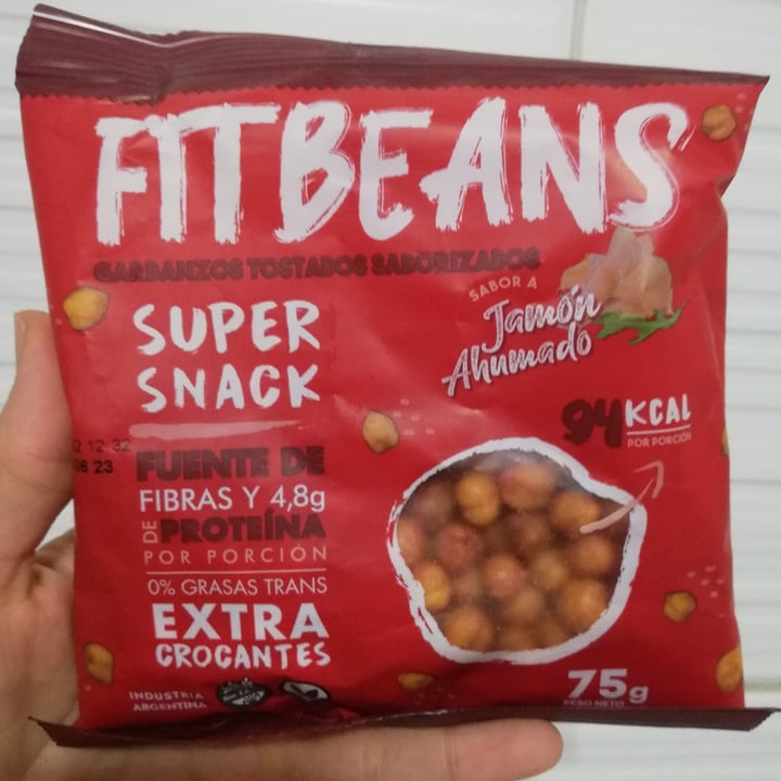 photo of Fitbeans Garbanzos tostados saborizados sabor jamón ahumado shared by @agostinamarconi on  01 May 2023 - review