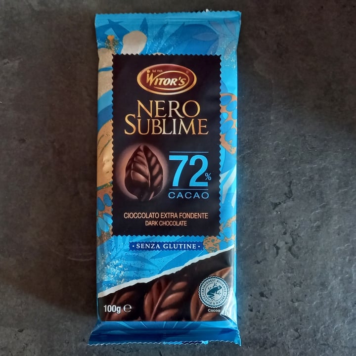 photo of Witor’s cioccolato fondente 72% shared by @veghealty on  07 May 2023 - review