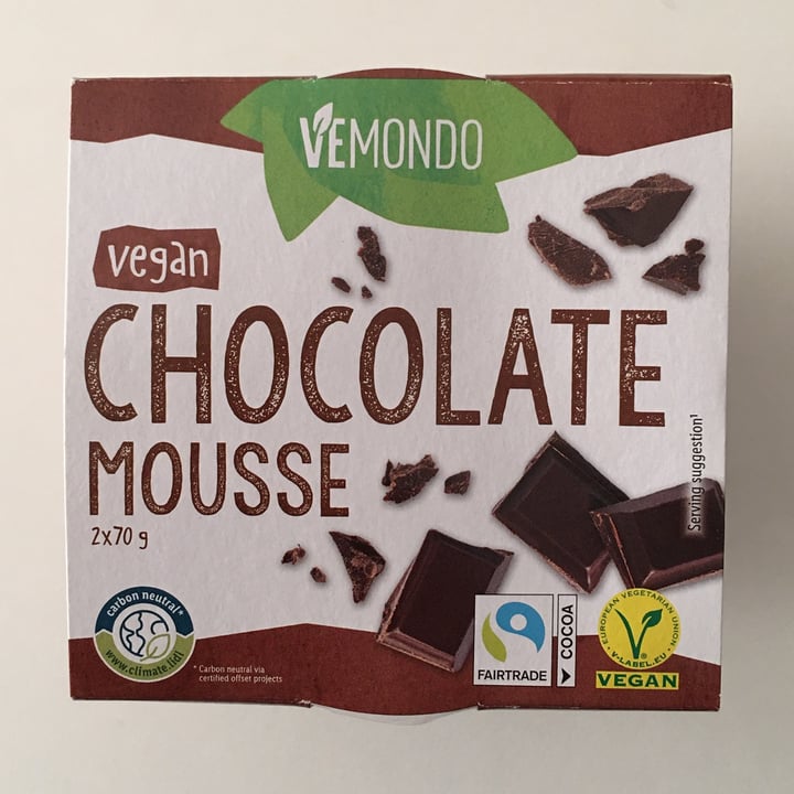 photo of Vemondo vegan chocolate mousse shared by @ddg on  01 Feb 2023 - review