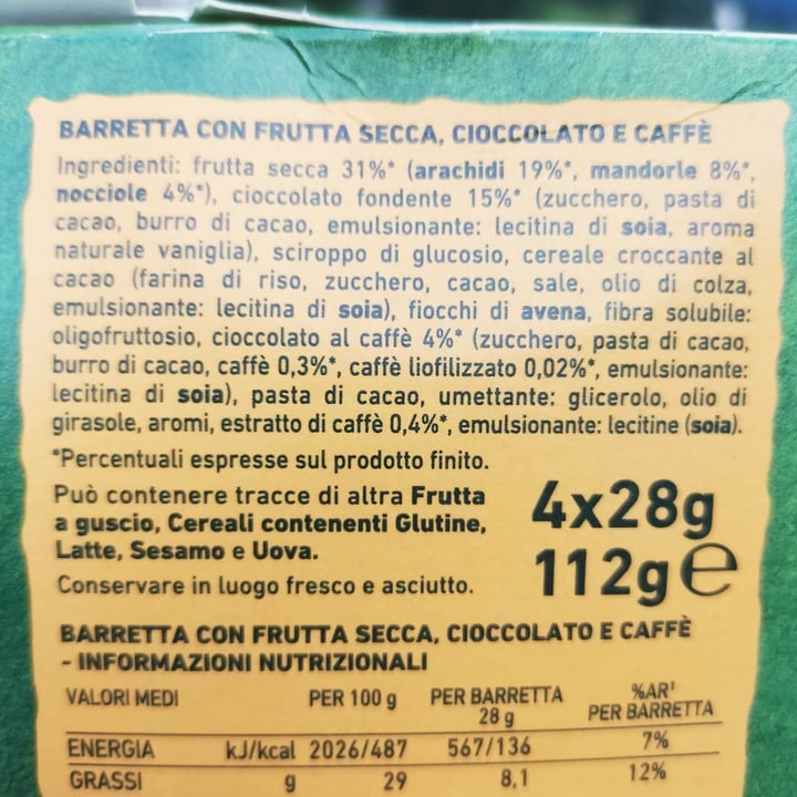 photo of Gran Cereale Barrette Caffè Cioccolato Nocciole shared by @raffa70s70 on  23 Jul 2023 - review