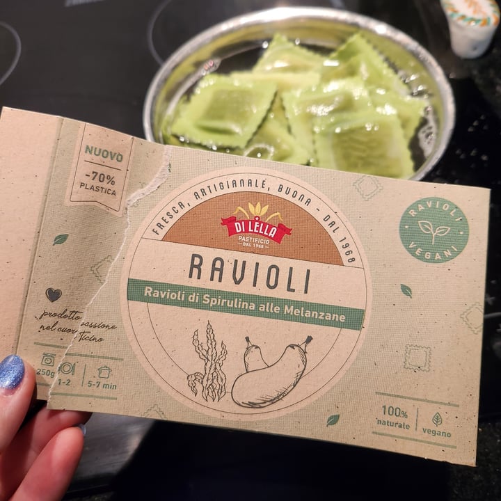 photo of Di Lella Ravioli di Spirulina alle Melanzane shared by @shalashaska on  02 Jun 2023 - review