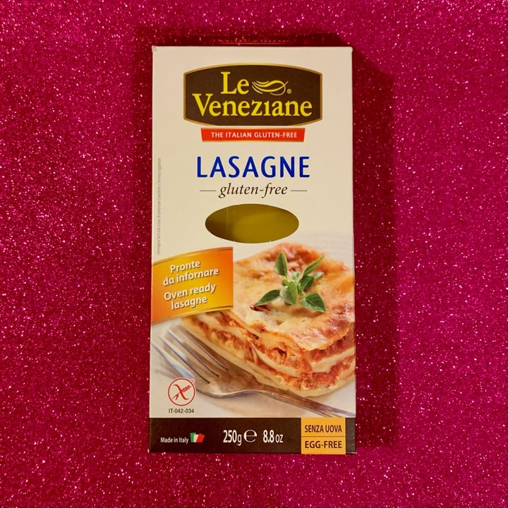 photo of Le veneziane Lasagne gluten free shared by @gingersaint on  29 Dec 2022 - review