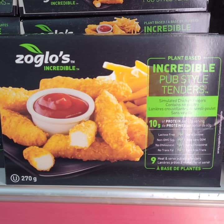 photo of Zoglo's Incredible Pub Style Tenders shared by @theveglife on  09 Jun 2023 - review