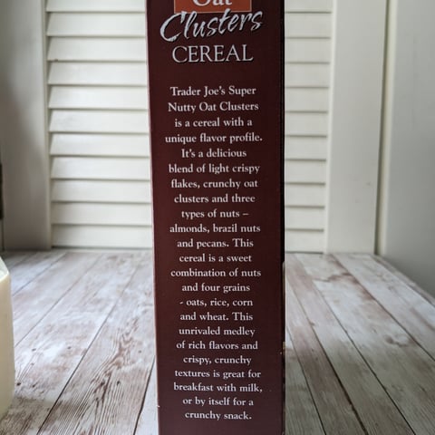 Trader Joe's Super Nutty Oat Clusters Cereal – We'll Get The Food