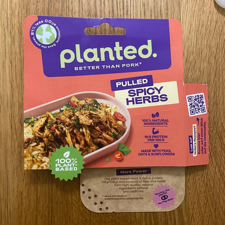 photo of Planted Planted.pulled - Spicy Herbs shared by @brugola on  08 Jan 2023 - review