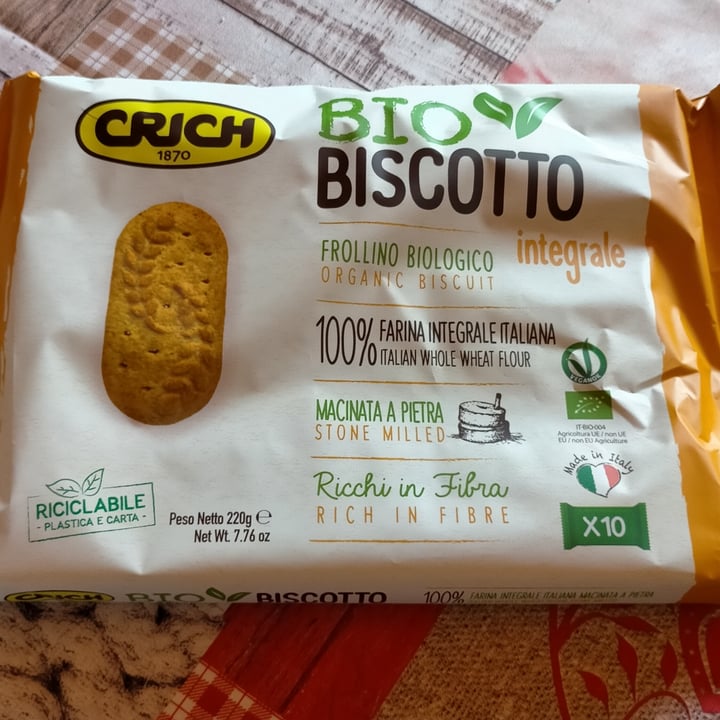 photo of Crich Bio biscotto integrale shared by @michelalessandra on  27 Apr 2023 - review