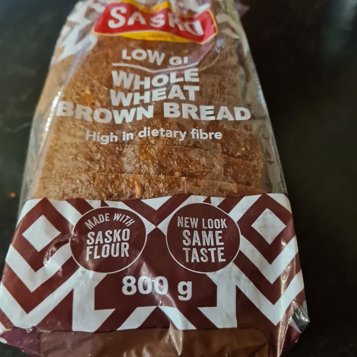 photo of Sasko Low Gi Whole Wheat Brown Bread shared by @veronicagroen on  24 Jul 2023 - review