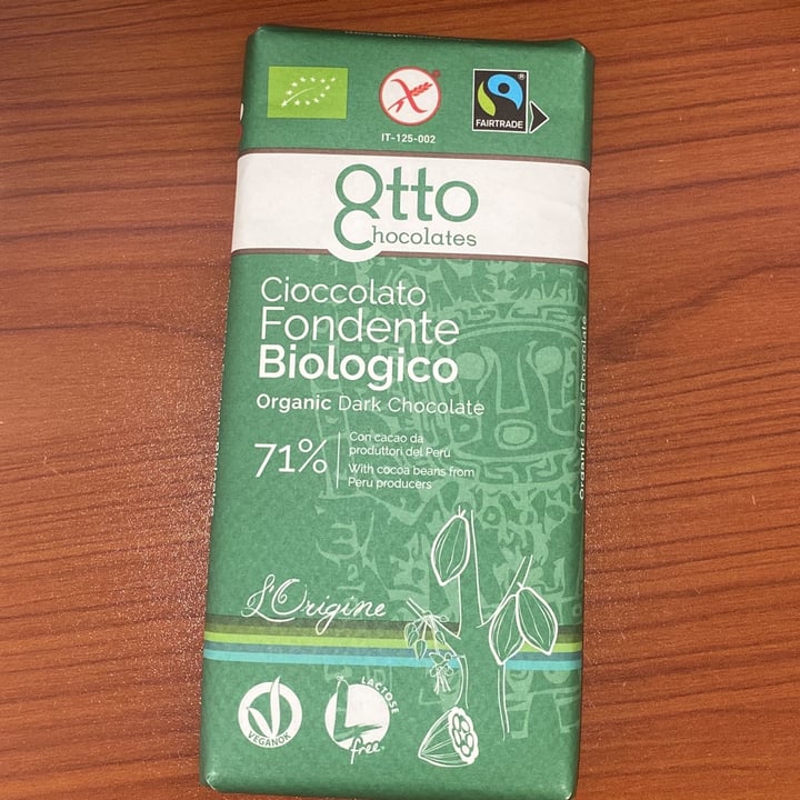 photo of Otto chocolates Cioccolato fondente biologico 71% shared by @stelstel on  05 Apr 2023 - review
