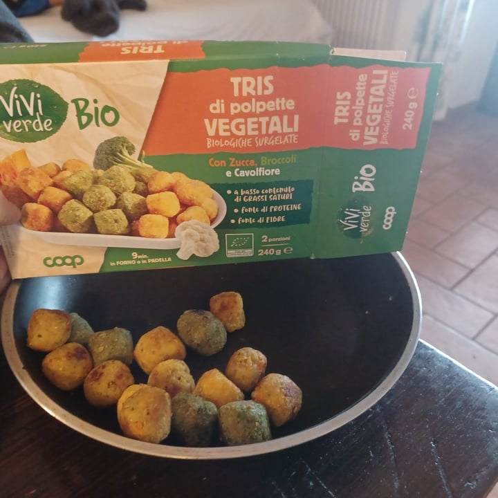 photo of Vivi Verde Coop tris di polpette vegetali shared by @sarettaveg on  20 Jan 2023 - review