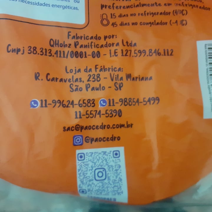 photo of QHobz Panificadora Ltda Pão Libanês shared by @veraslima on  06 Jun 2023 - review