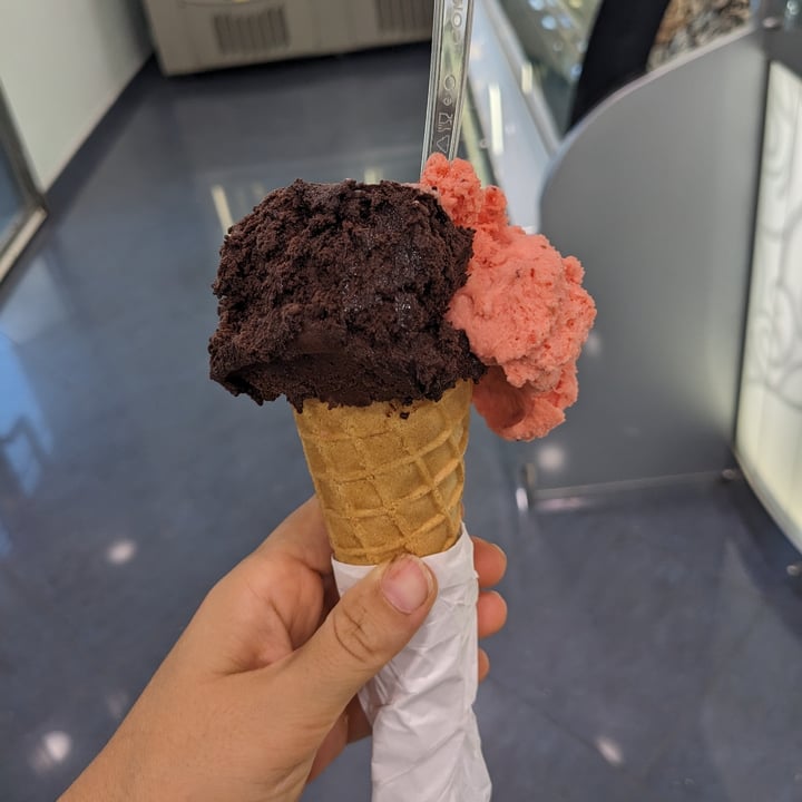 photo of Bar Gelateria Artik Cono Gelato Nero Di Modica E Fragola shared by @theroseintheglobe on  29 Jul 2023 - review