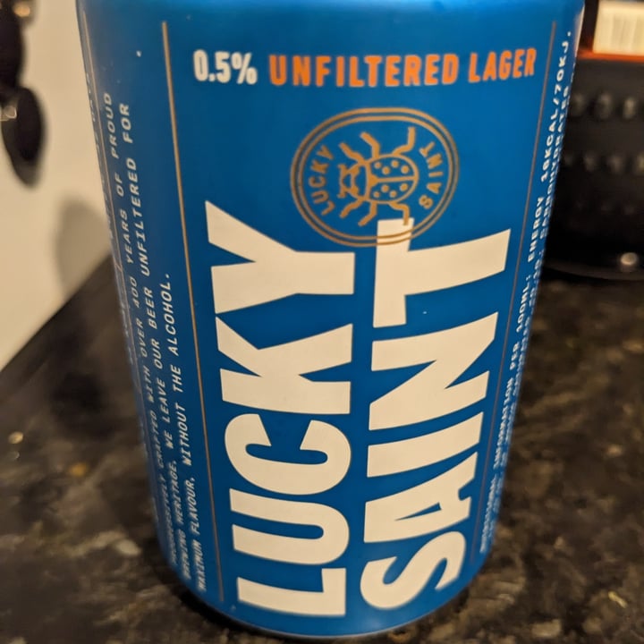 photo of Lucky Saint Lucky Saint 0.5% Unfiltered Lager shared by @mjrapson on  29 Dec 2022 - review