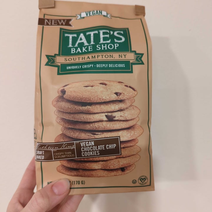 photo of Tate’s Bake Shop Vegan chocolate Chip Cookies shared by @regimack on  08 Feb 2023 - review