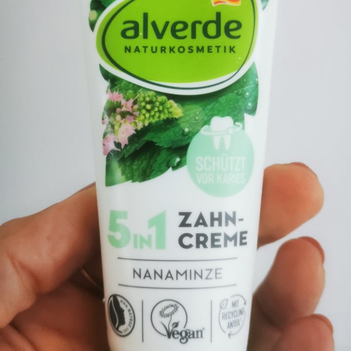 photo of Alverde Naturkosmetik Zahn creme shared by @claudiavegana on  07 Jun 2023 - review